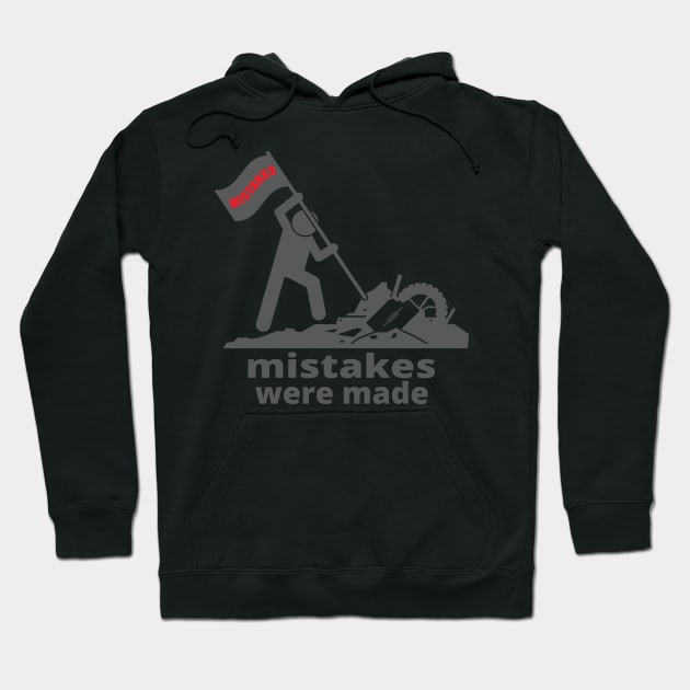 Mistakes Were Made (Flag) Hoodie by SnarkSharks